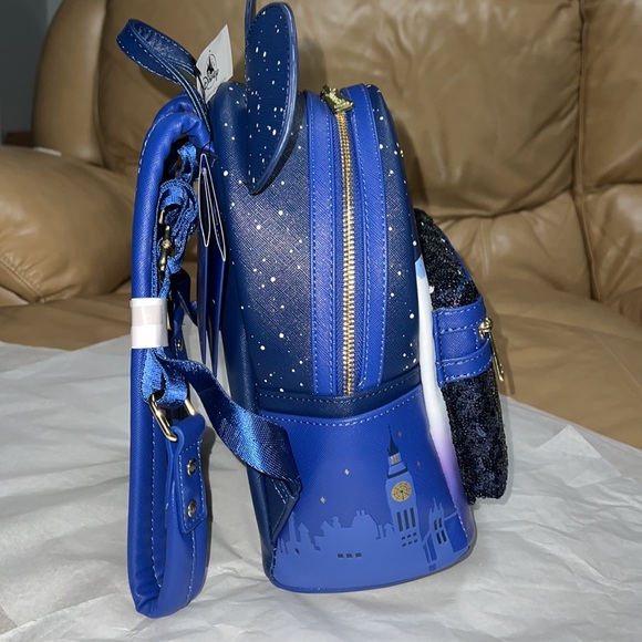 Mickey Mouse The Main Attraction Loungefly Backpack Peter Pan's Flight - Picture 13 of 14